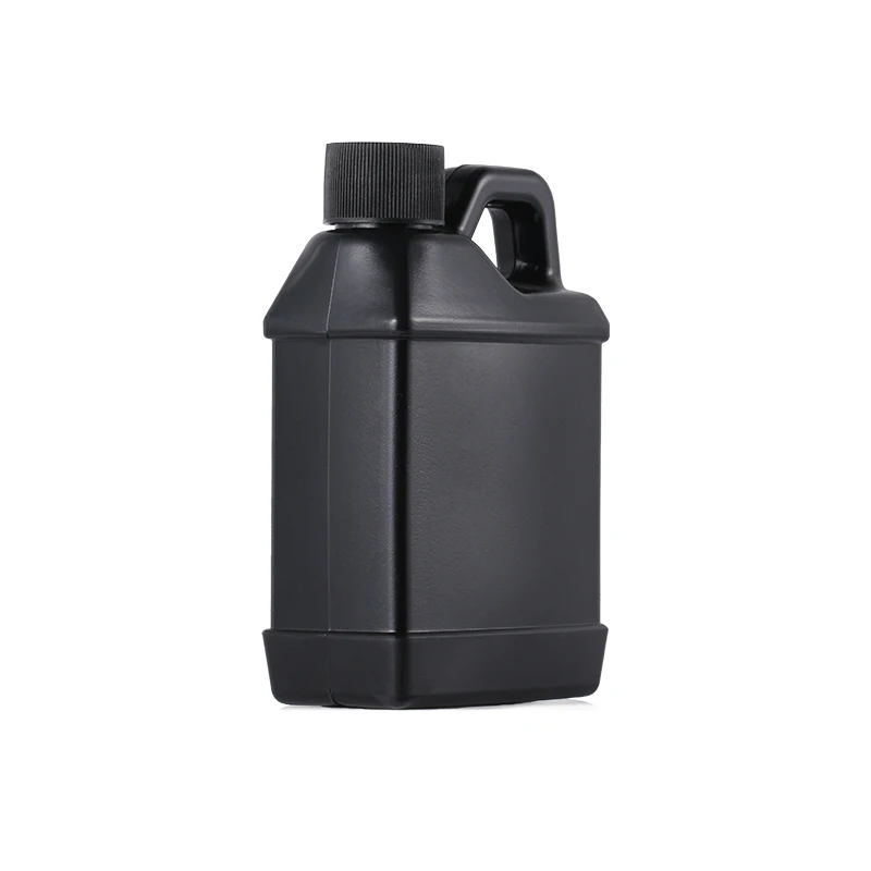 200ml black  HDPE Plastic F-Style Bottle engine oil bottle for machine