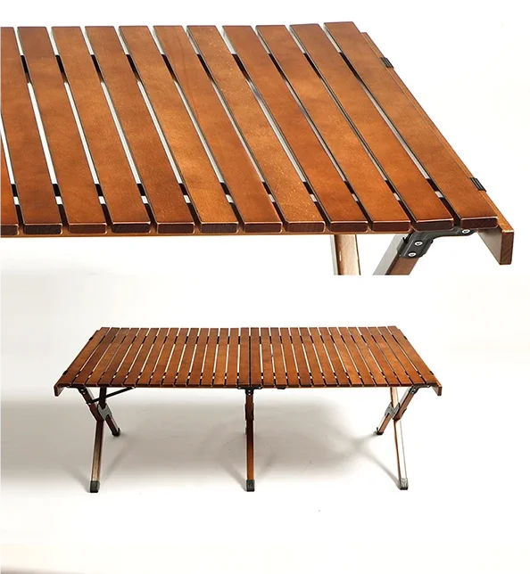 Portable Picnic Table Height Portable Folding Travel Camping Table  for Backyard Beach