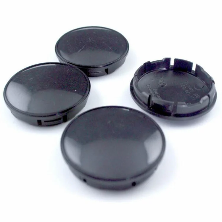 56mm ABS  Custom Chrome Car Decoration  Black Hub Cap Centre Cap Car Wheel Center Caps