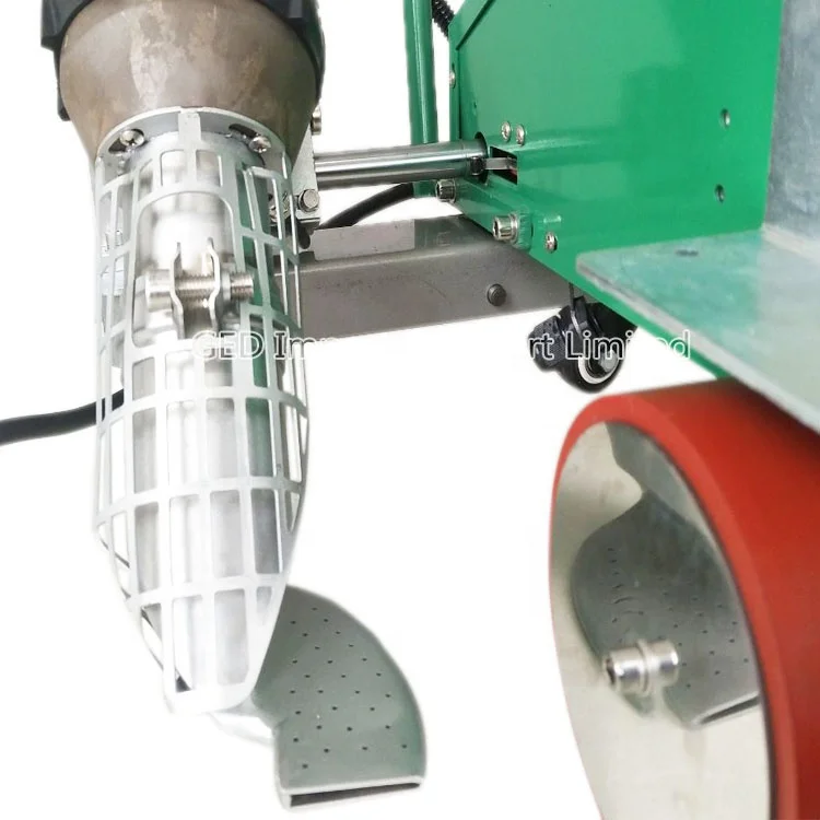 Guangzhou GED-AWM2000 Automatic Flex Banner Welding Machine hot air Plastic PVC tarpaulin Welder for Vinyl with CE for Tent