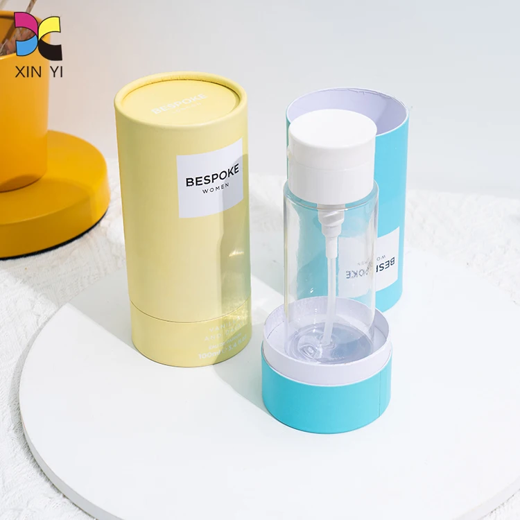Wholesale Custom Printed Cardboard Cylinder Round Paper Packaging Tube Box