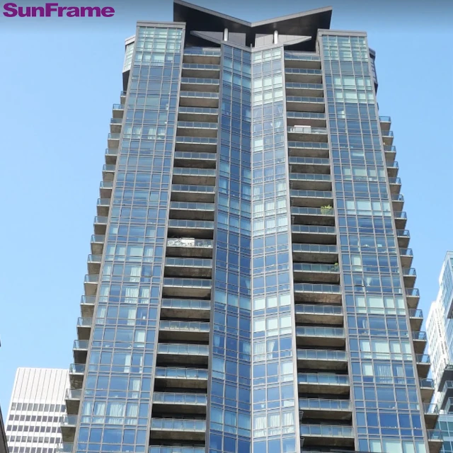 Supply glass aluminum unitized curtain wall glass curtain walls producter igu unit insulating low-e glass curtain walls