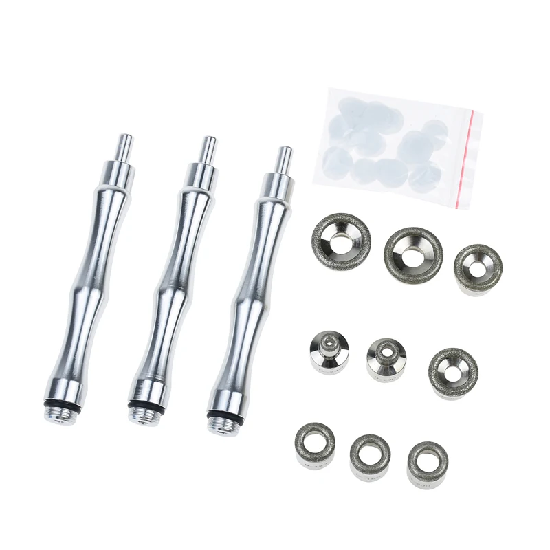 Factory direct sale microdermabrasion machine parts Diamond peeling heads 9pcs diamond tips and wands for Skin Rejuvenation