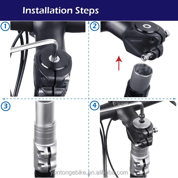 Bike Stem 31.8 Bicycle Handlebar Stem Bike Fork Extender Short Handlebar Riser Aluminum Alloy for Bicycle Road Bike MTB BMX Moun