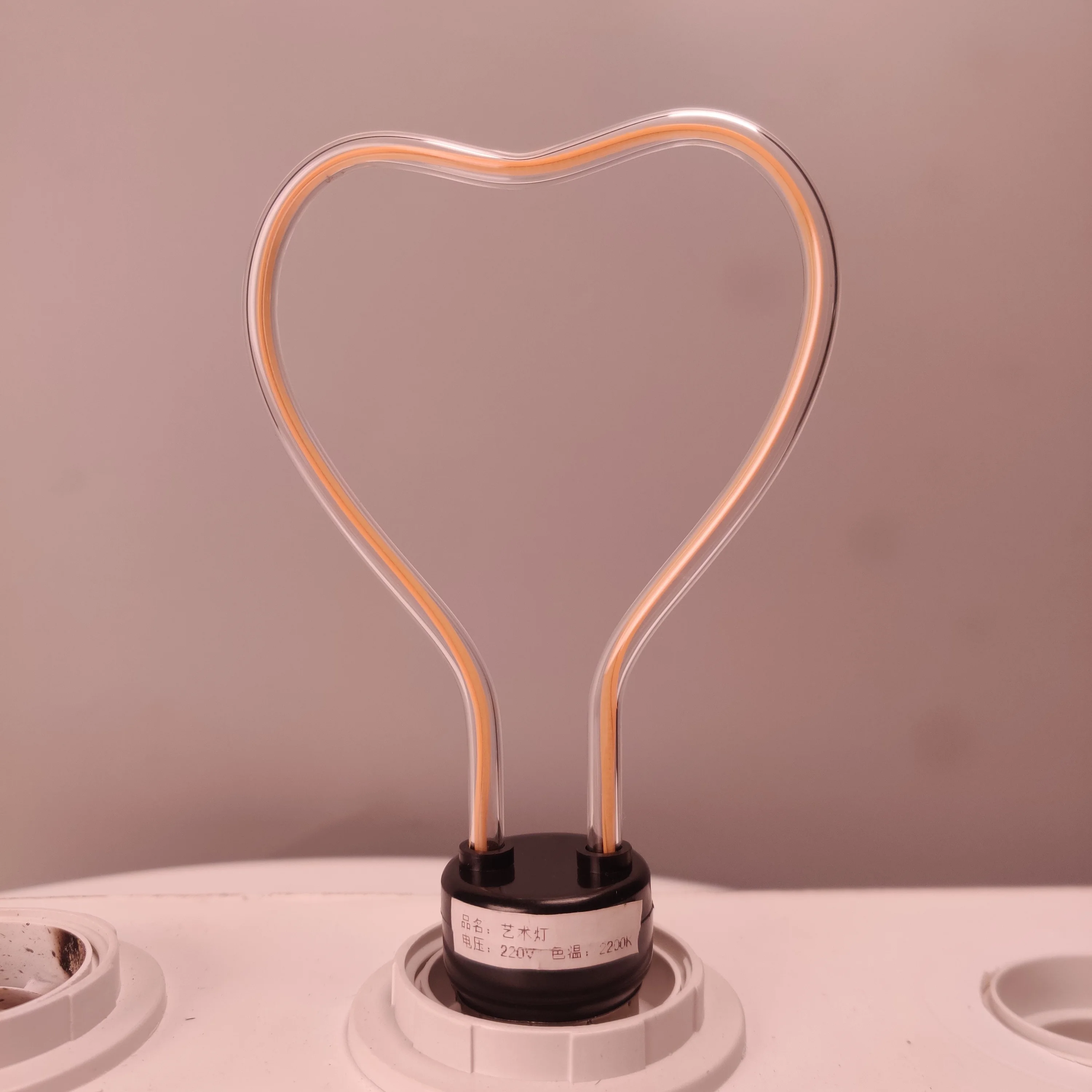 Dimmable Led Flexible Filament Lamps LED Art Light Bulb 6W for Indoor Room Use