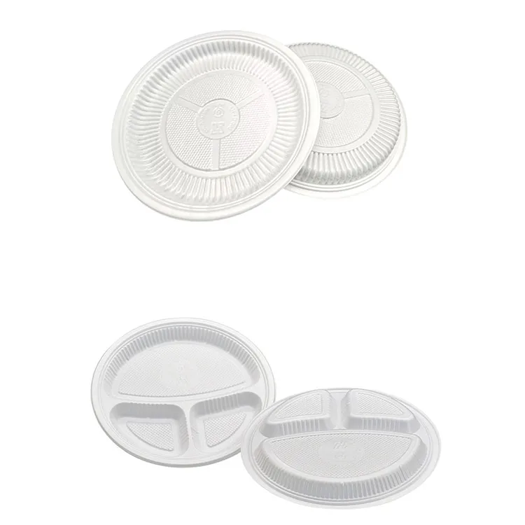 High Quality Hot Selling Customized Biodegradable Circular Polylactic Acid Pla Disposable Dining Plate