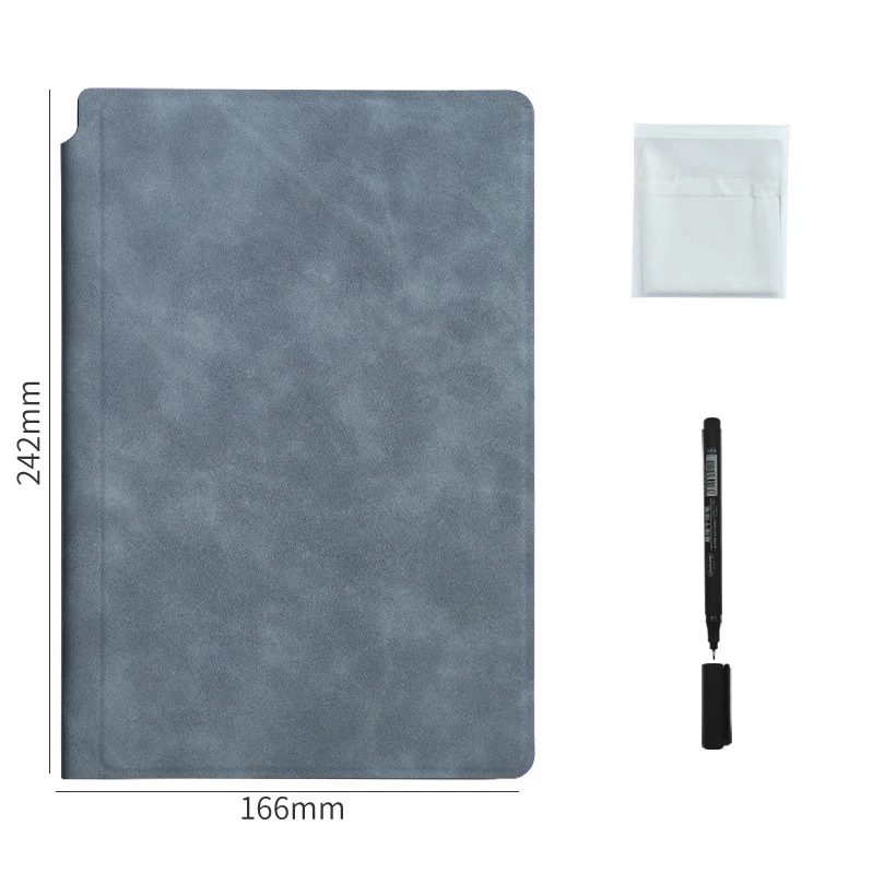 Wholesale Memo Student Draft Planner Waterproof Reusable Writing Smart Notebook With White Board Marker Pen