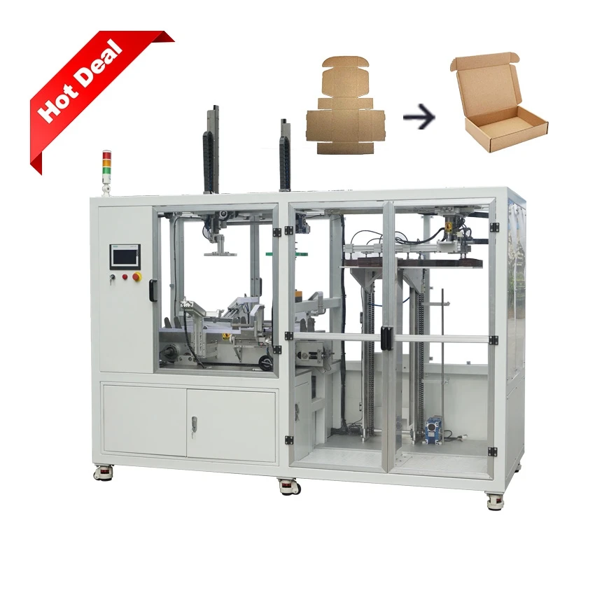 Auto Box Forming Machine Cardboard Box Making Automatic Carton Folding Machine