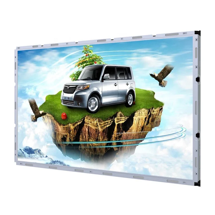 32 43 55 inch Outdoor LCD Module Panel Large Size Advertising Screen Highlight HD Displays Video Player Installed inside Kiosk