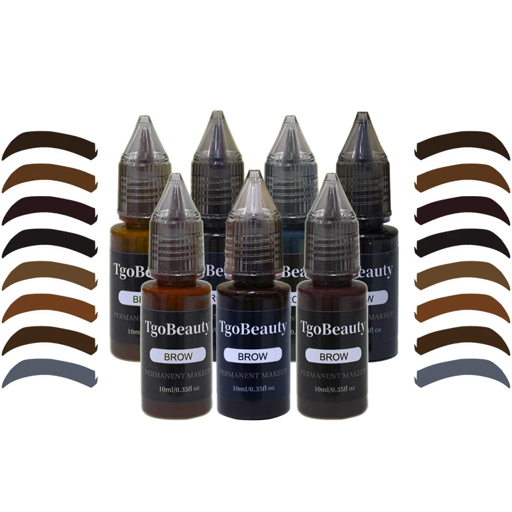 OEM/ODM Organic Eyebrow Lips Microblading Tattoo Ink Pigment 10ml Cream Natural Lip Color Ink for Tattoo Machine