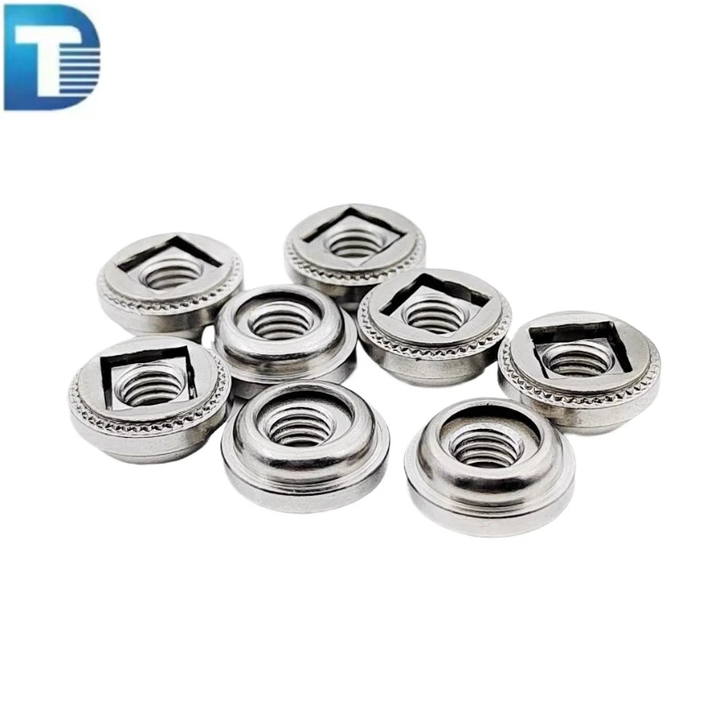 M3-M6 Flange Nut LA4 LAC LAS Self-Clinching Nuts Stainless Steel Fasteners Pressure Riveting Nut