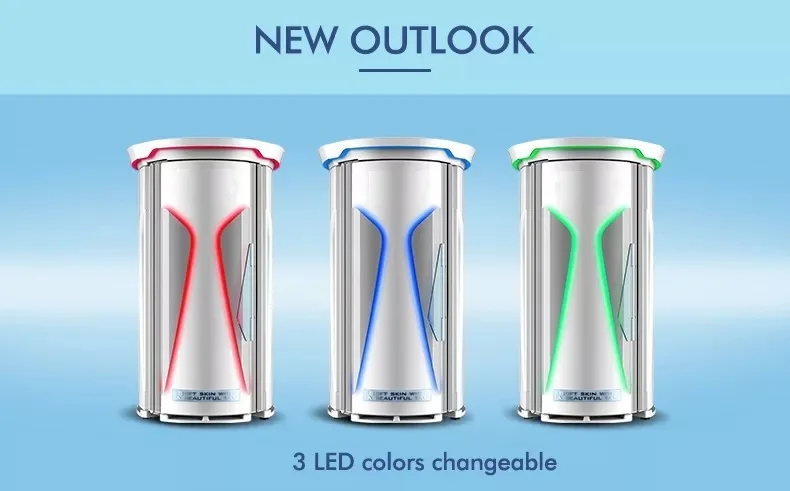 Высокомощная машина для быстрого загара профессиональная коллагеновая световая терапевтическая кровать