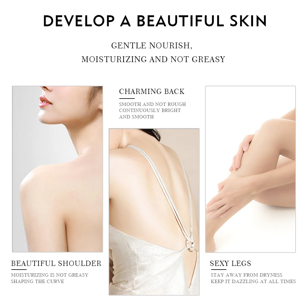 
250ml Natural Skin Care with Carrot Snail Extract Moisturizing Body Cream Skin Whitening Body Lotion 
