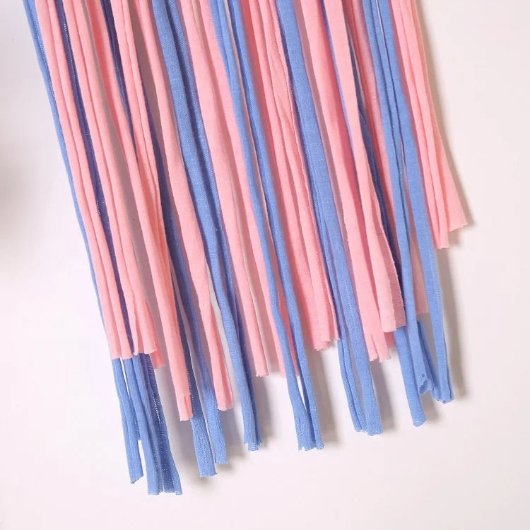 Ins Kids Rainbow Unicorn Profile Dream Catcher Kids Nursery Bedroom Wall Hanging Decoration Fluffy Tassels Unicorn Dream Catcher