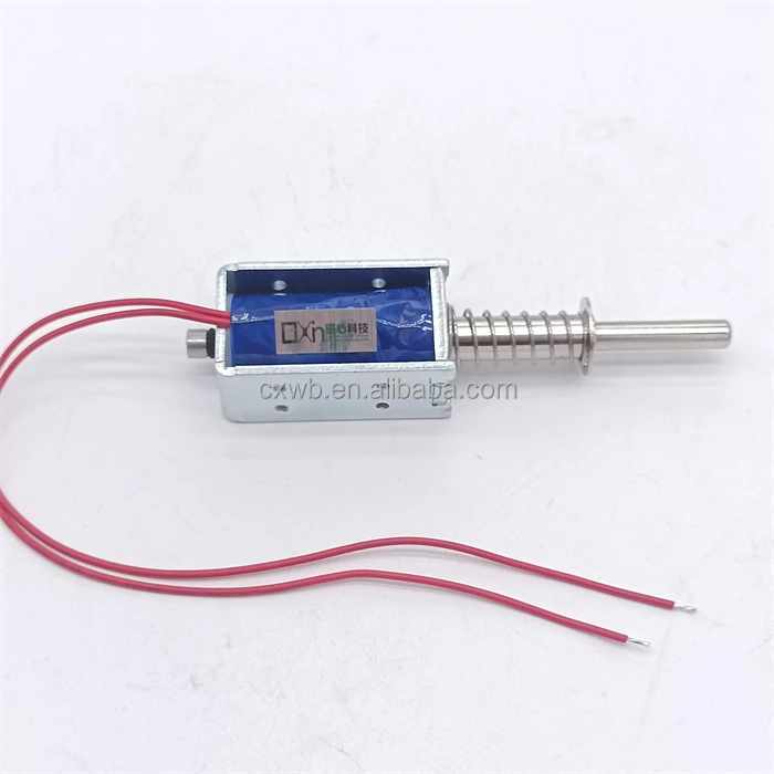 Hot Sale 23mm stroke electromagnet for automation equipment push pull solenoid DC 12V solenoid