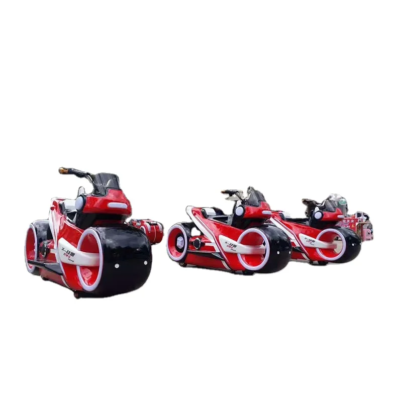 HAOJILE Electric Ride X-Warrior Motorbike Outdoor Amusement Park Kiddie Rides Mall Motorcycle Bumper Car