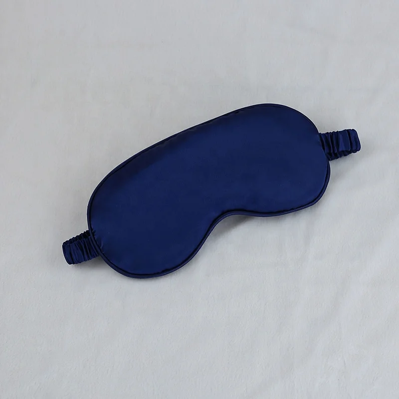 
Customized Luxury Two Side Satin Silk Sleeping Facial Eyeshade Cute With Printing Logo For Home Gift 