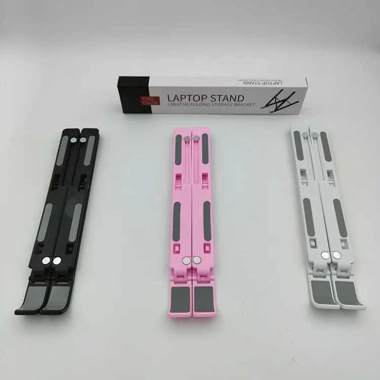 Portable Laptop Stand Foldable Support Base Notebook Stand For Macbook Pro Lapdesk PC Computer Laptop Holder Cooling Pad Riser