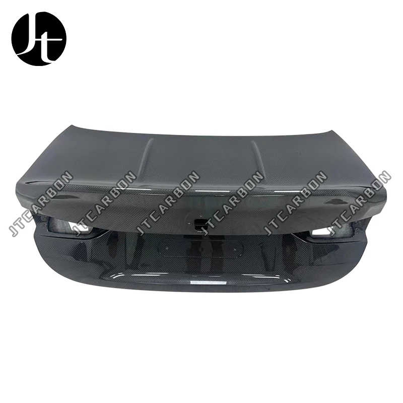 For BMW M3 M4 G80 G82 Carbon Fiber Rear Engine Hood Car Rear Trunk Cover Bonnet