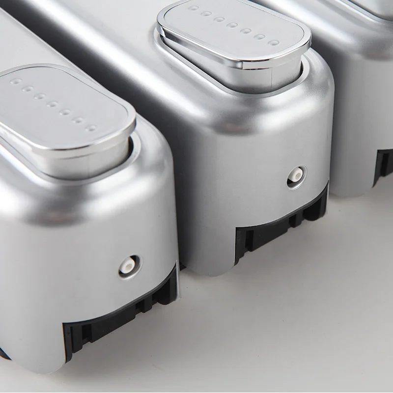 OEM bathroom 300ml shampoo dispenser white refillable shampoo and conditioner dispenser pump white