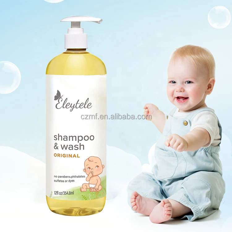 Private Label Gentle Daily Moisturizing Baby Care Hair Shampoo For Kids Hair Products Conditioner Baby Shampoo