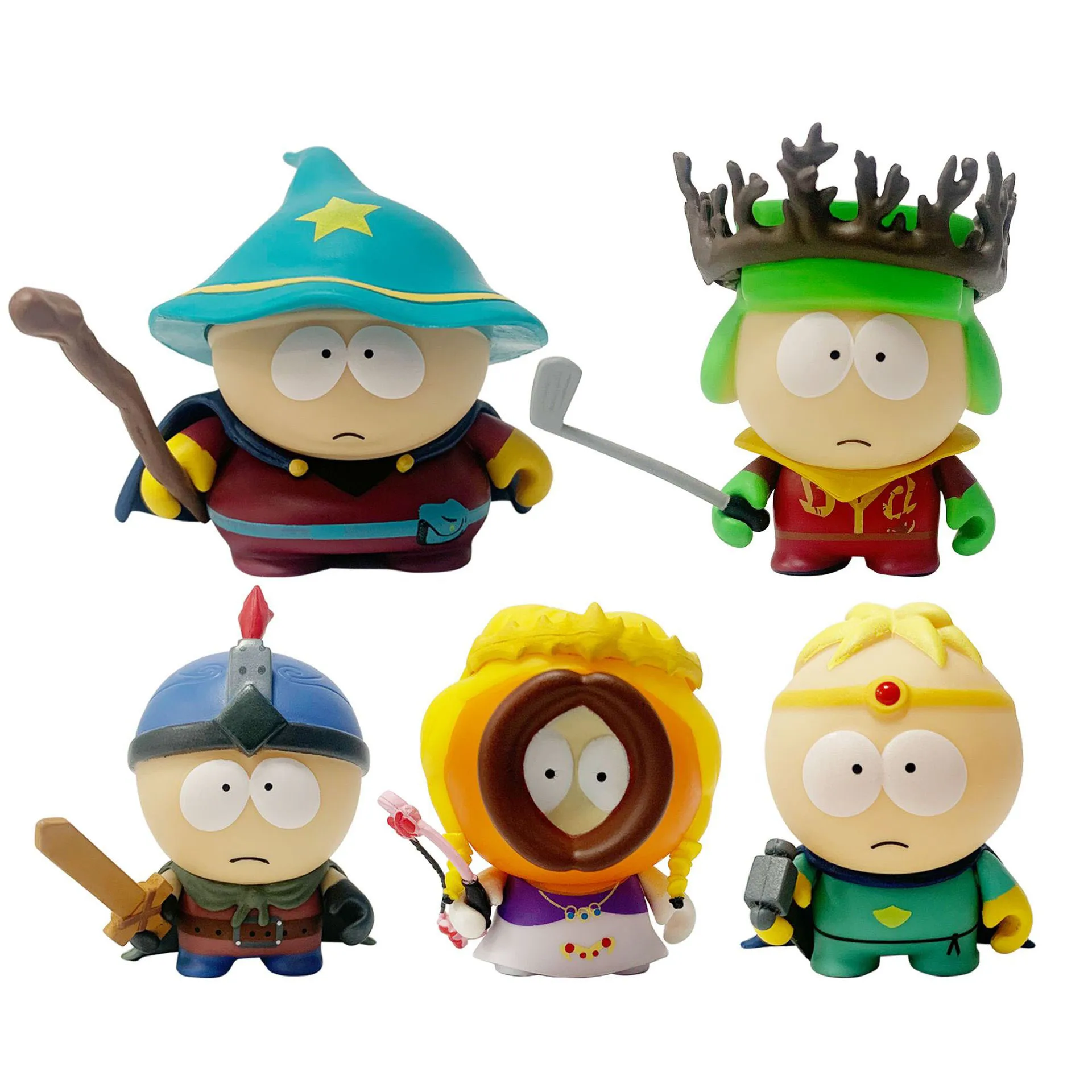 Hot Sale 5pcs/set South Park Figure 5-7cm Plastic Toy Pvc Model Action Figure Set