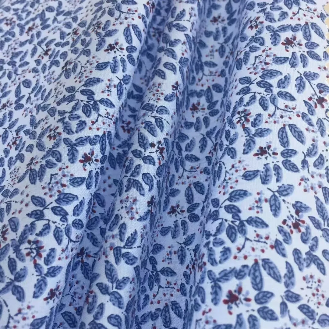 Jintai textile co. 2023 китайские женщины на заказ дизайн платья 65% полиэстер 35% хлопок 110*76 печатная ткань