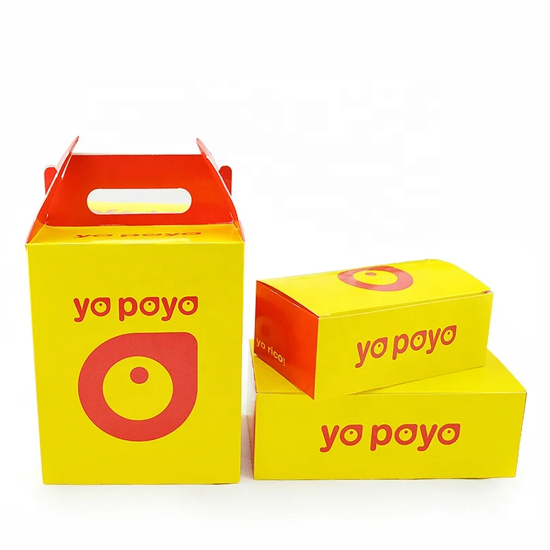 Wholesale Custom Packaging Boxes Food And Pastries Fried Chicken Packaging Boxes
