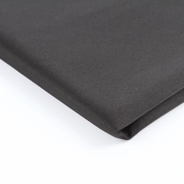 Сухая посадка, 100% полиэстер, тканая окрашенная саржа, мягкая на ощупь, 150D * 200D, ткань для одежды, 200GSM