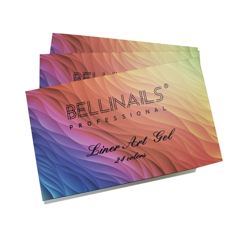 Bellinails Private Label Professional UV Gel Polish Nail Art Gel Nail Liner Painting Gel Polish 24 Colors Set