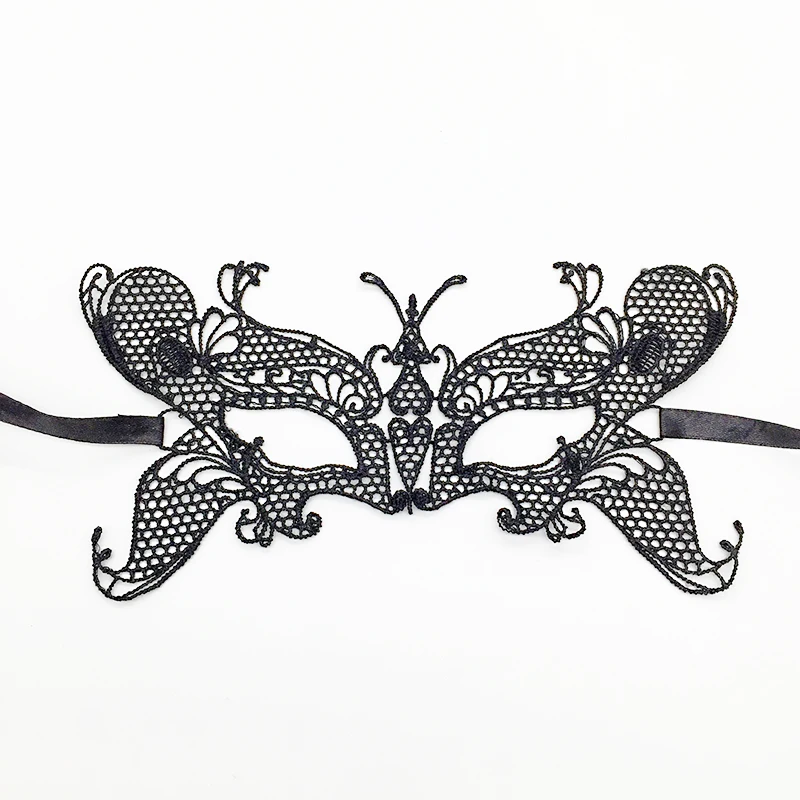 Black Lace Masquerade Mask Women Eye Mask For Halloween Carnival party masks