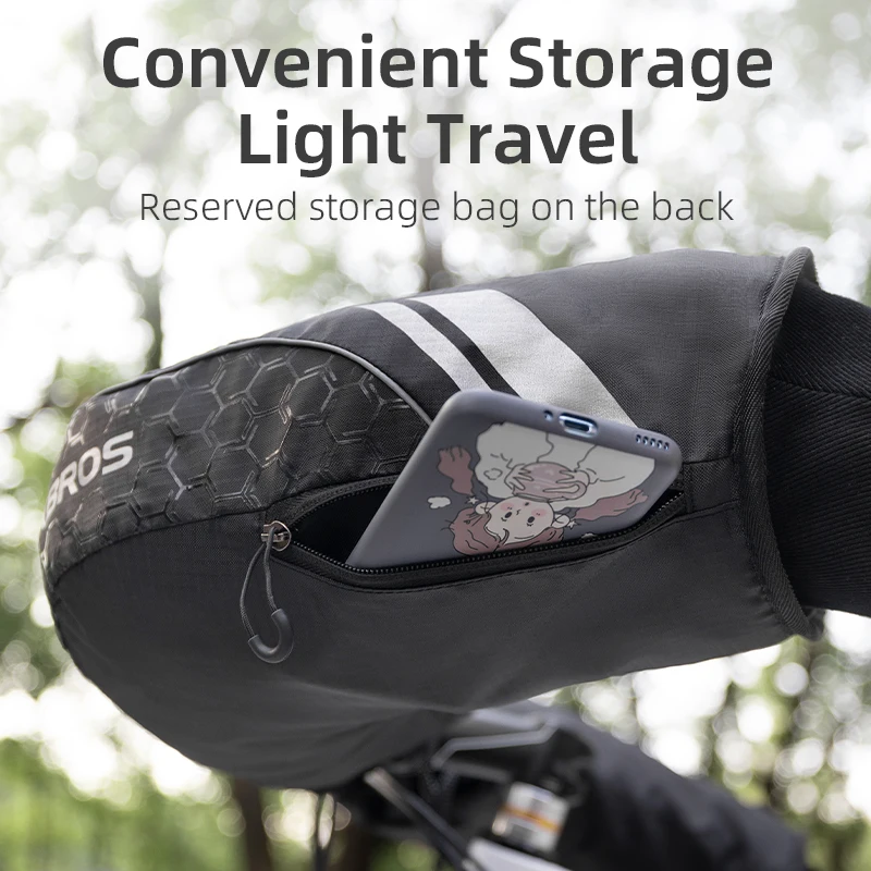 Winter Keep Warm Windproof Bicycle Motorcycle Handlebar Gloves Unisex Cycling Mittens