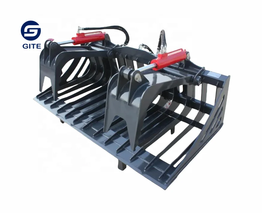 Skid Steer Quick Attachment Rock Bucket With Teeth
