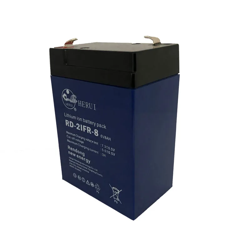 Wholesale 6v 8ah Rechargeable Lithium Ion Battery Pack for Electric Toy Car