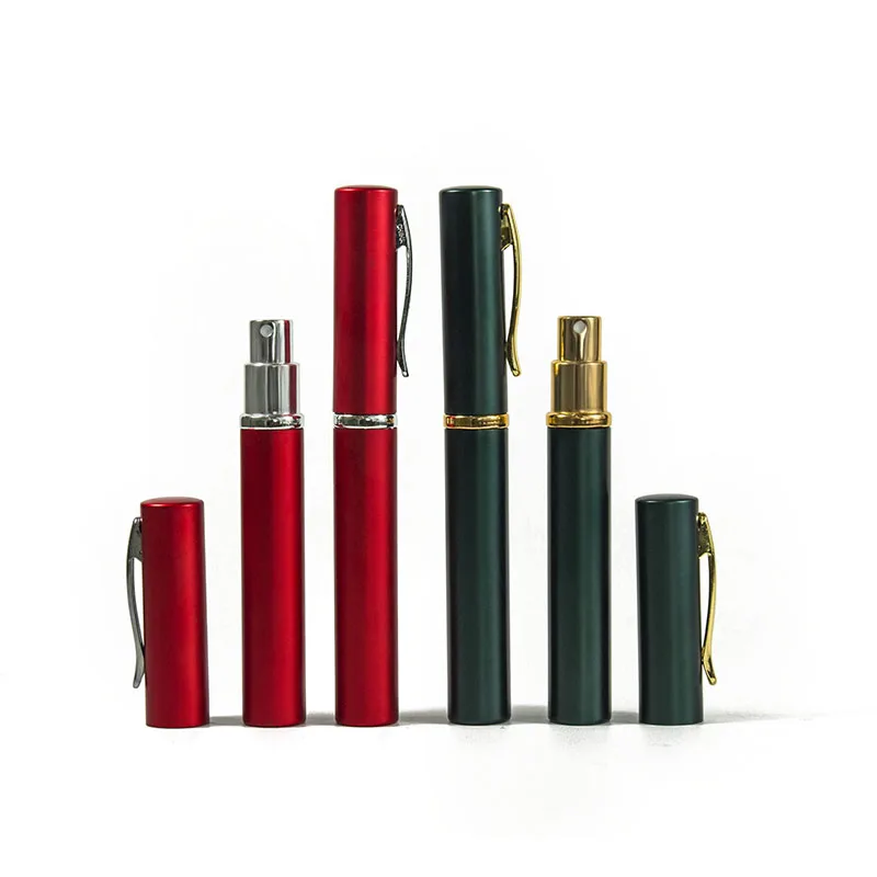 5ml Attractive Design Portable Pen Shape Pocket Perfume Atomizer Metal Shell Purse Atomizer Aluminium Spray Bottle