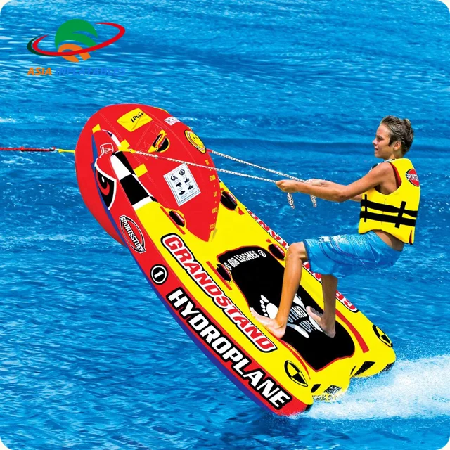 Inflatable Towable Tube Water Sports Flying Jet Ski Boat Inflatable Towable Disco Boat Water Play Entertainment