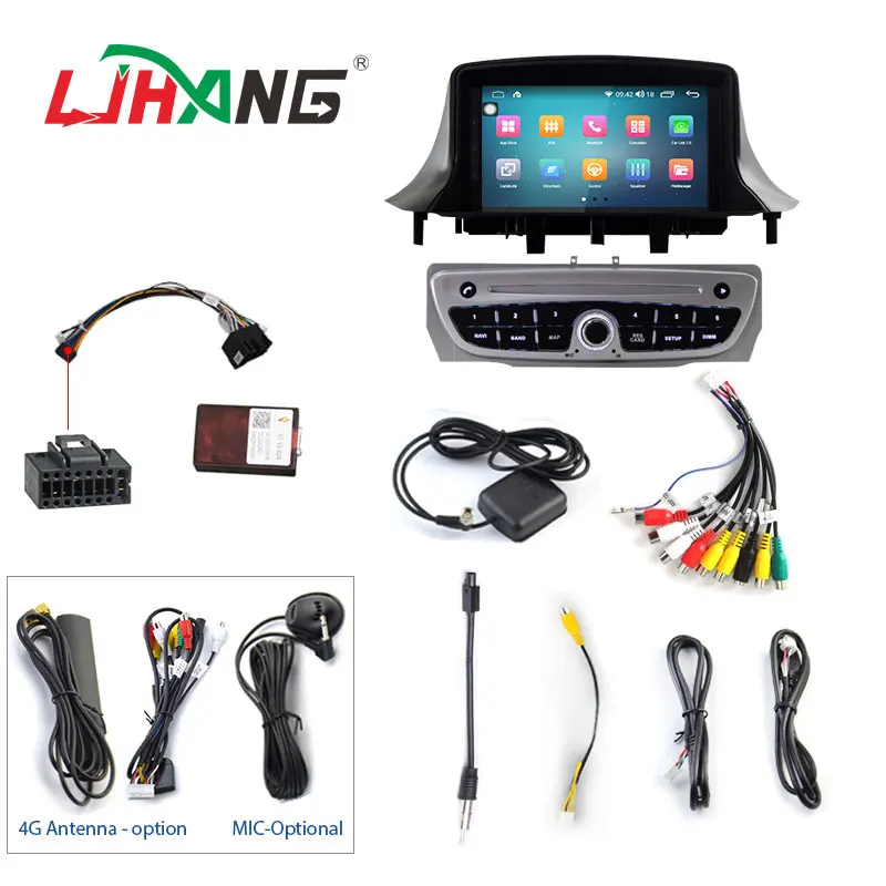 7 inch android 13 8+128G car radio For RENAULT Megane III Fluence 2009-2011 gps navigation multimedia player stereo