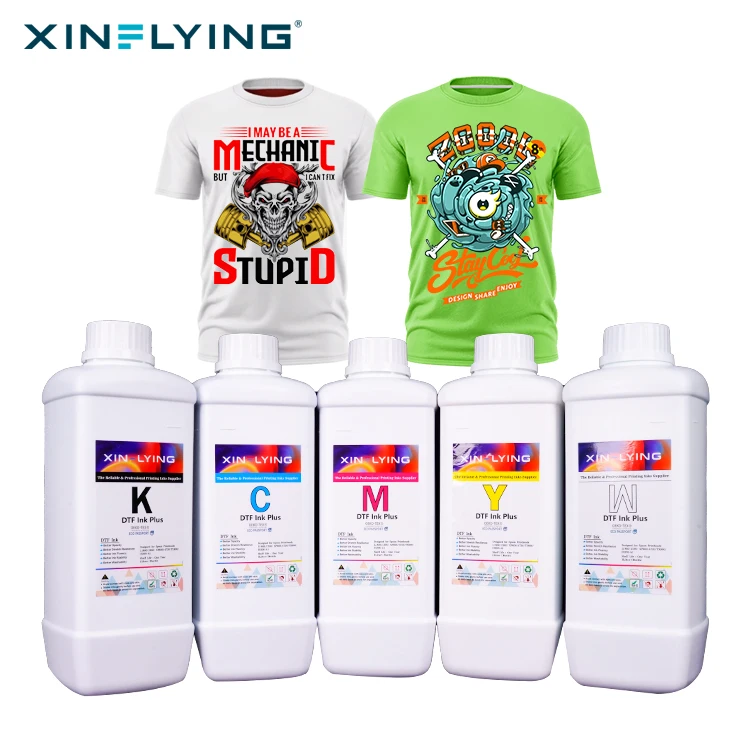 XinFlying dtf ink white 1000ml for epson i3200 xp600 dtf printer white ink 1 liter colorful and long lasting durability