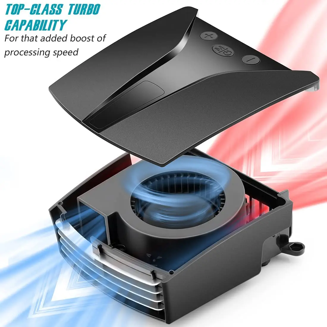 2021 HOT Sale Laptop Cooler with Temperature Display Rapid Cooling Auto-Temp Detection 13 Wind Speed Laptop Cooling Pads