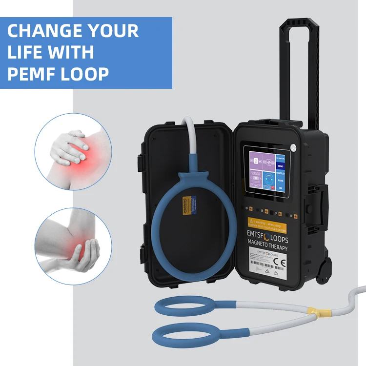 Pemf Machine Human Pain Relief Magneto Therapy Machine Pulsed Electromagnetic Field Pemf Loop Magnetic Therapy Device Pemf Mat