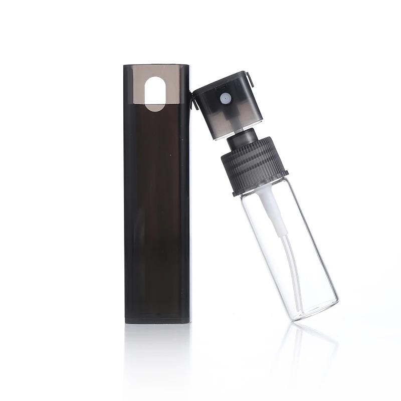 Hot sale 2ml 3ml 5ml perfume tester vial clear glass 3ml perfume bottle with gold sprayer