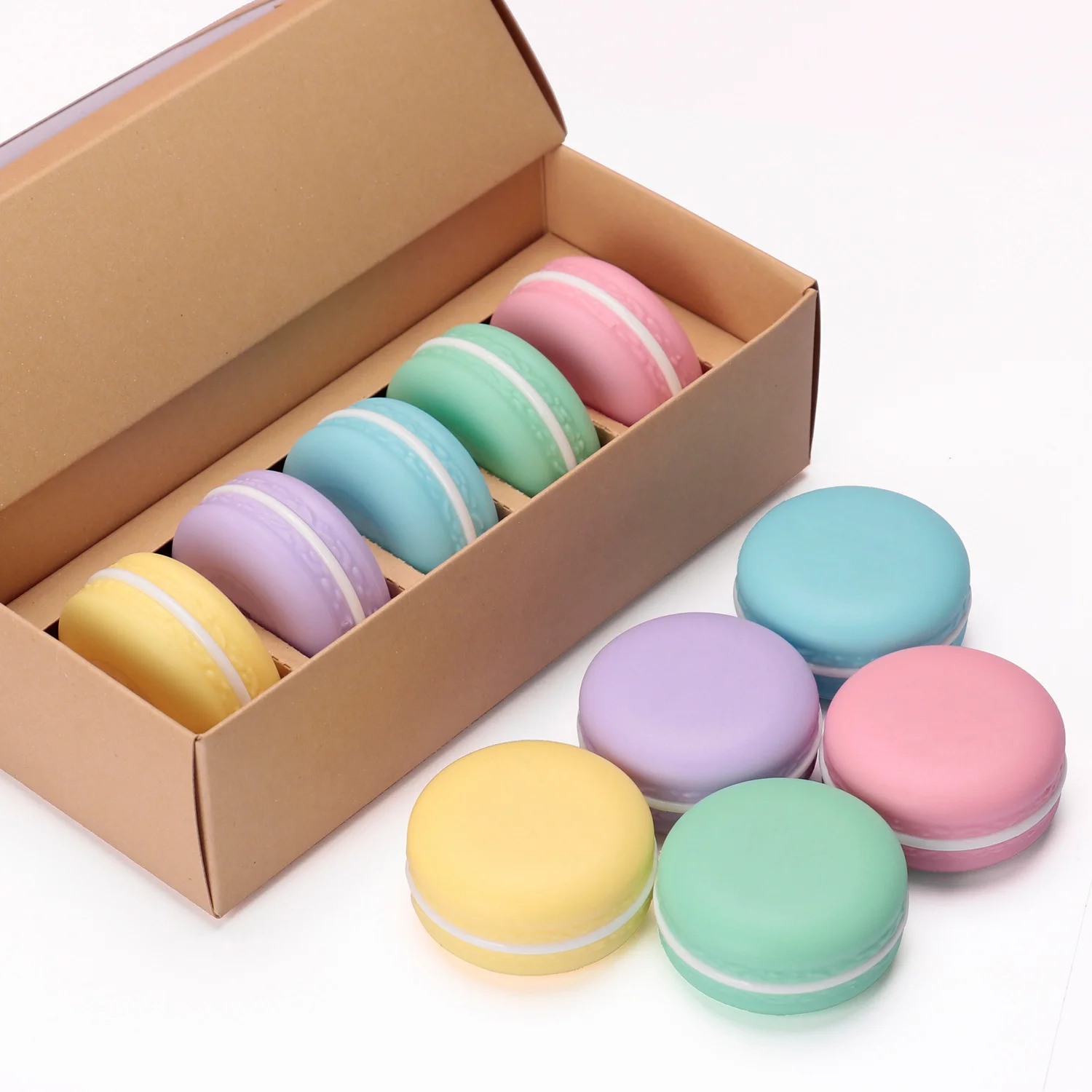 Wholesale vegan cosmetics featuring Macaron fruit-scented translucent lip gloss supplier custom logo