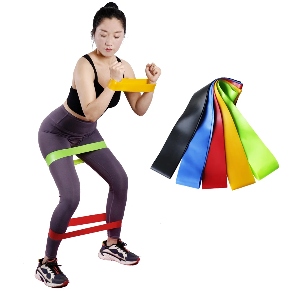Hot Sale Elastic Band For Home Gym Long Exercise Fitness Equipment For Training Squat Buttocks Yoga Resistance Ring