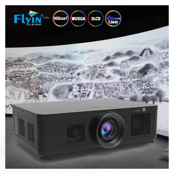 Flyin 3d картографический проектор лазерные проекторы и презентационное оборудование 10000 люменов 4k кинотеатр наружный водный