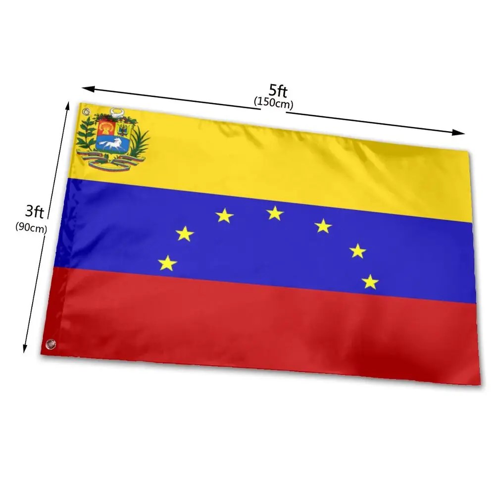Huiyi Decoration Country Flags Printing Custom Logo 3x5ft Flags Venezuela