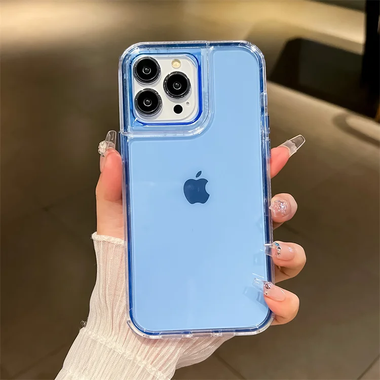 Colorful Clear Space Cover Shockproof Hard PC Soft TPU Phone Case For Samsung Galaxy A56 A26 A16 A06 A15 A05