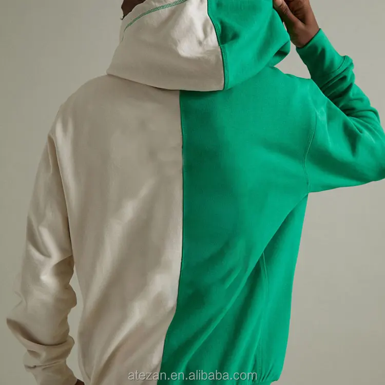 Custom Men Print Logo Full Zip Up Hoodies Sweatshirt Brown Blank Plain Heavy Weight 100% Cotton Oversize Hoodies For Unisex