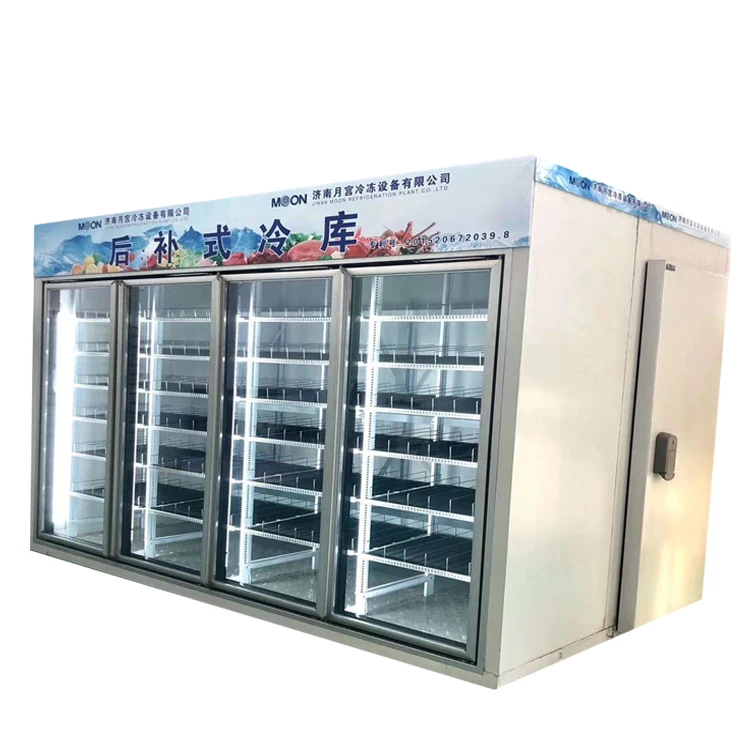 Walk in cooler with glass doors Liqueur Display Chiller
