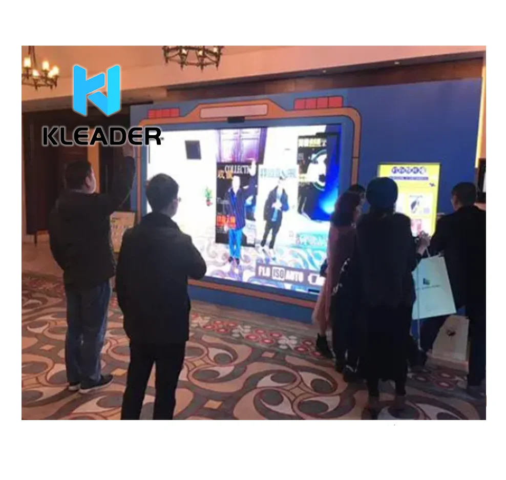 Fixed point camera system, somatosensory interacto,  tive group phointeractive camera and somatosensory camera interact wi