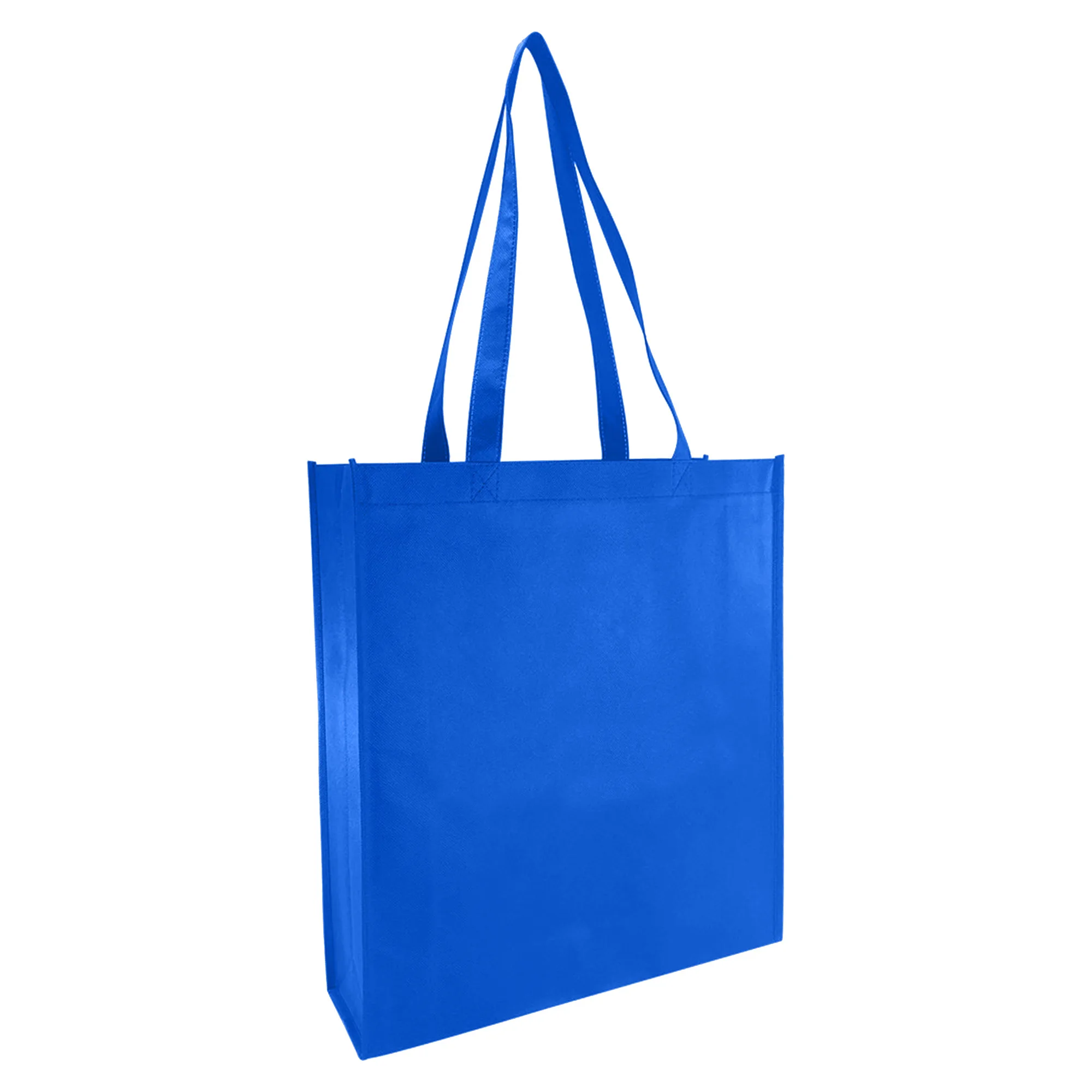 In Stock 14 colors Non Woven Shopping Bag with Large Gusset 90gsm and Custom Logo with Long Shoulder Handles Tote Bag NWB004